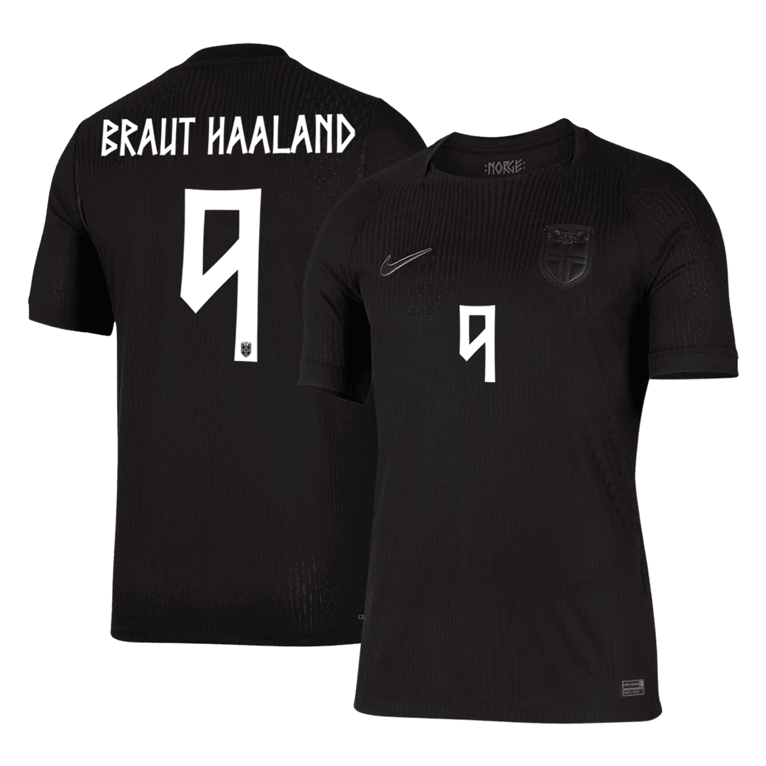 Norway World Cup Udebanebanetrøje Spillerversion 2026 BRAUT HAALAND #9