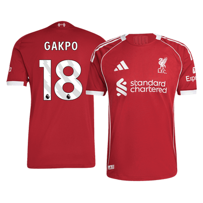 Liverpool Hjemmebanetrøje Spillerversion 2025/26 GAKPO #18