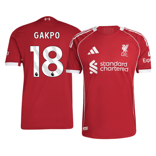 Liverpool Hjemmebanetrøje Spillerversion 2025/26 GAKPO #18