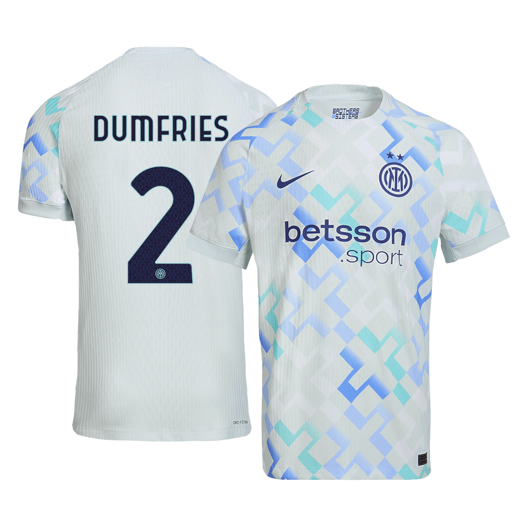 Inter Milan Udebanebanetrøje Spillerversion 2025/26 DUMFRIES #2