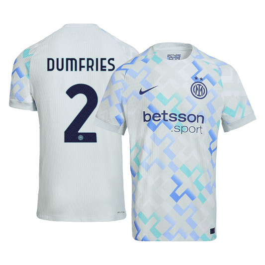 Inter Milan Udebanebanetrøje Spillerversion 2025/26 DUMFRIES #2