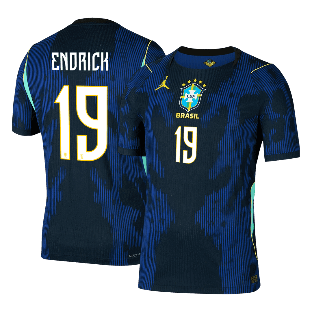 Brazil World Cup Udebanebanetrøje Spillerversion 2026 ENDRICK #19