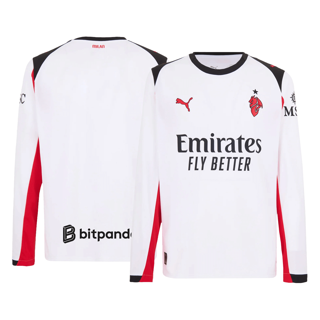 AC Milan Langærmet Udebanebanetrøje 2025/26