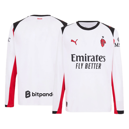 AC Milan Langærmet Udebanebanetrøje 2025/26