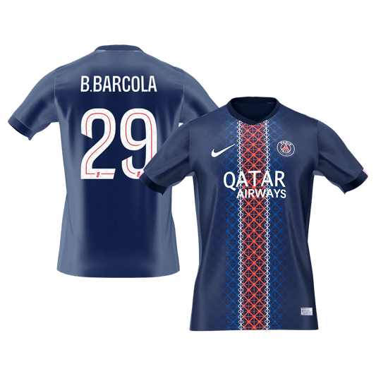 PSG Hjemmetrøje 2025/26 B.BARCOLA #29 [PREMIUM]