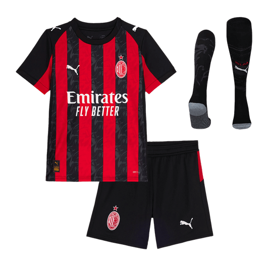 AC Milan Hjemmebanesæt Børn 3-dele 2025/26