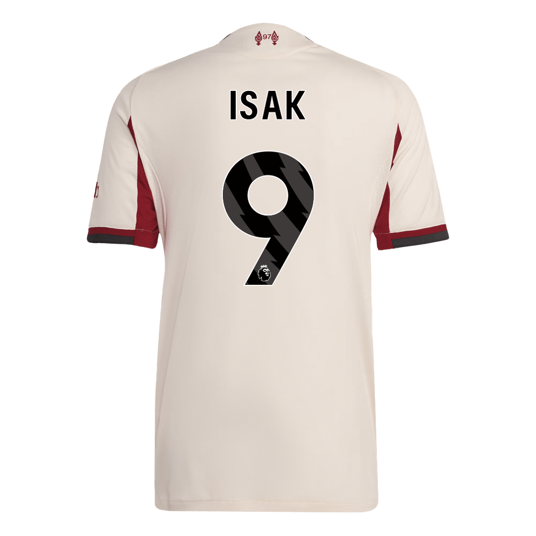 Liverpool Udebanebanetrøje Spillerversion 2025/26 ISAK ##9