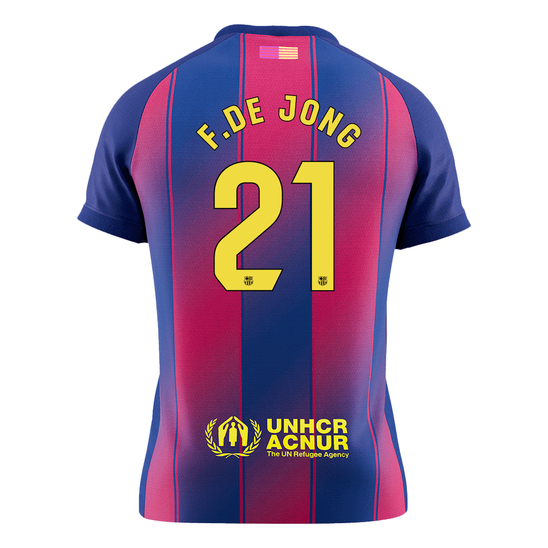 Barcelona Hjemmetrøje 2025/26 F.DE JONG #21