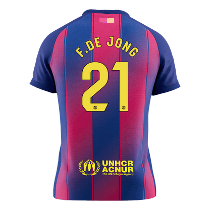 Barcelona Hjemmetrøje 2025/26 F.DE JONG #21