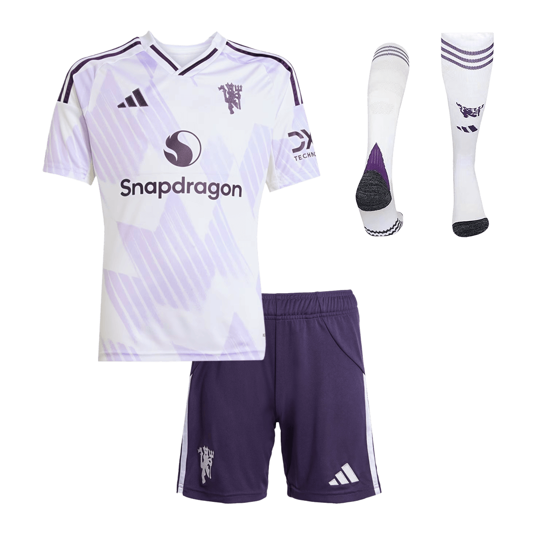 Manchester United Udebanebanesæt Børn 3-dele 2025/26