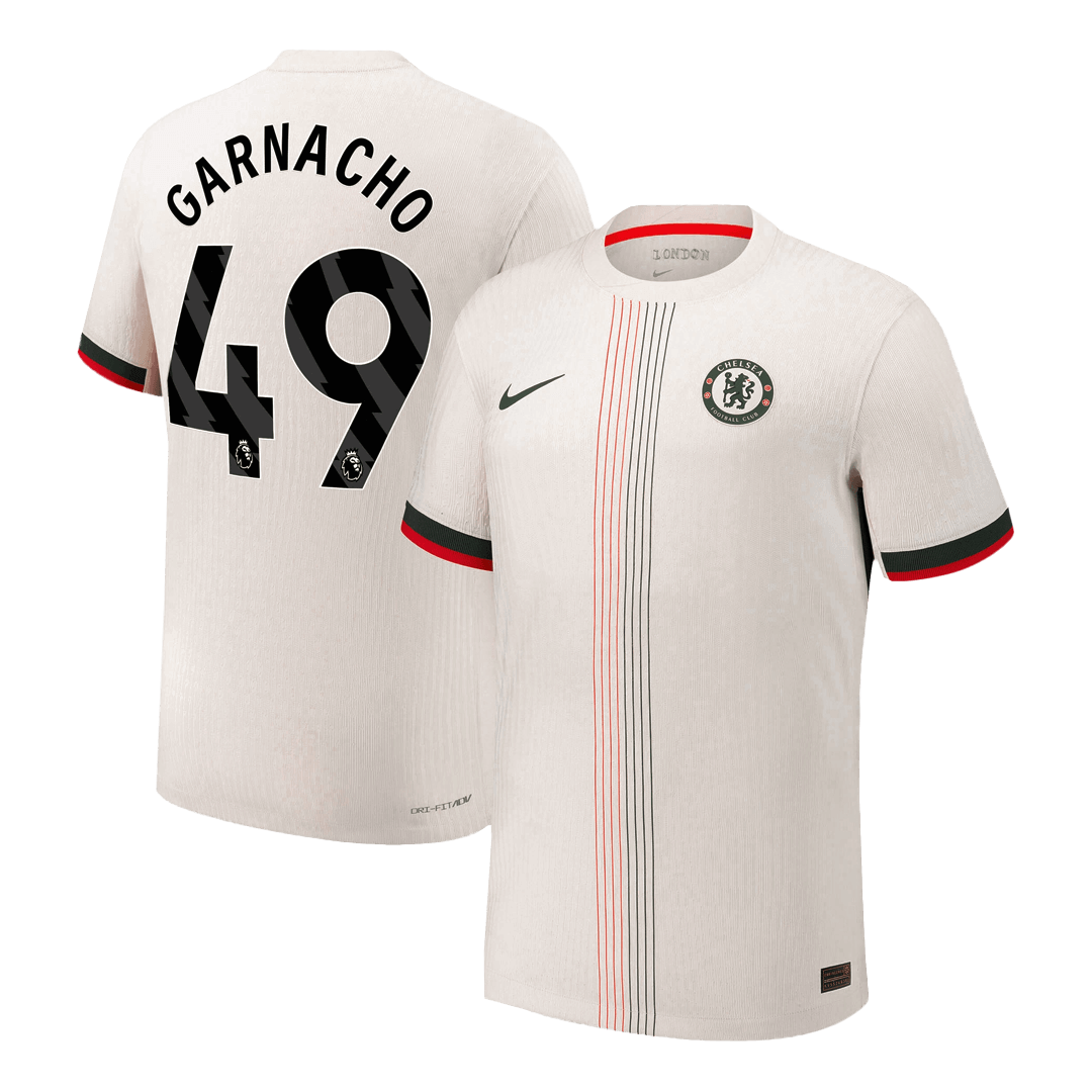 Chelsea Udebanebanetrøje Spillerversion 2025/26 GARNACHO #49