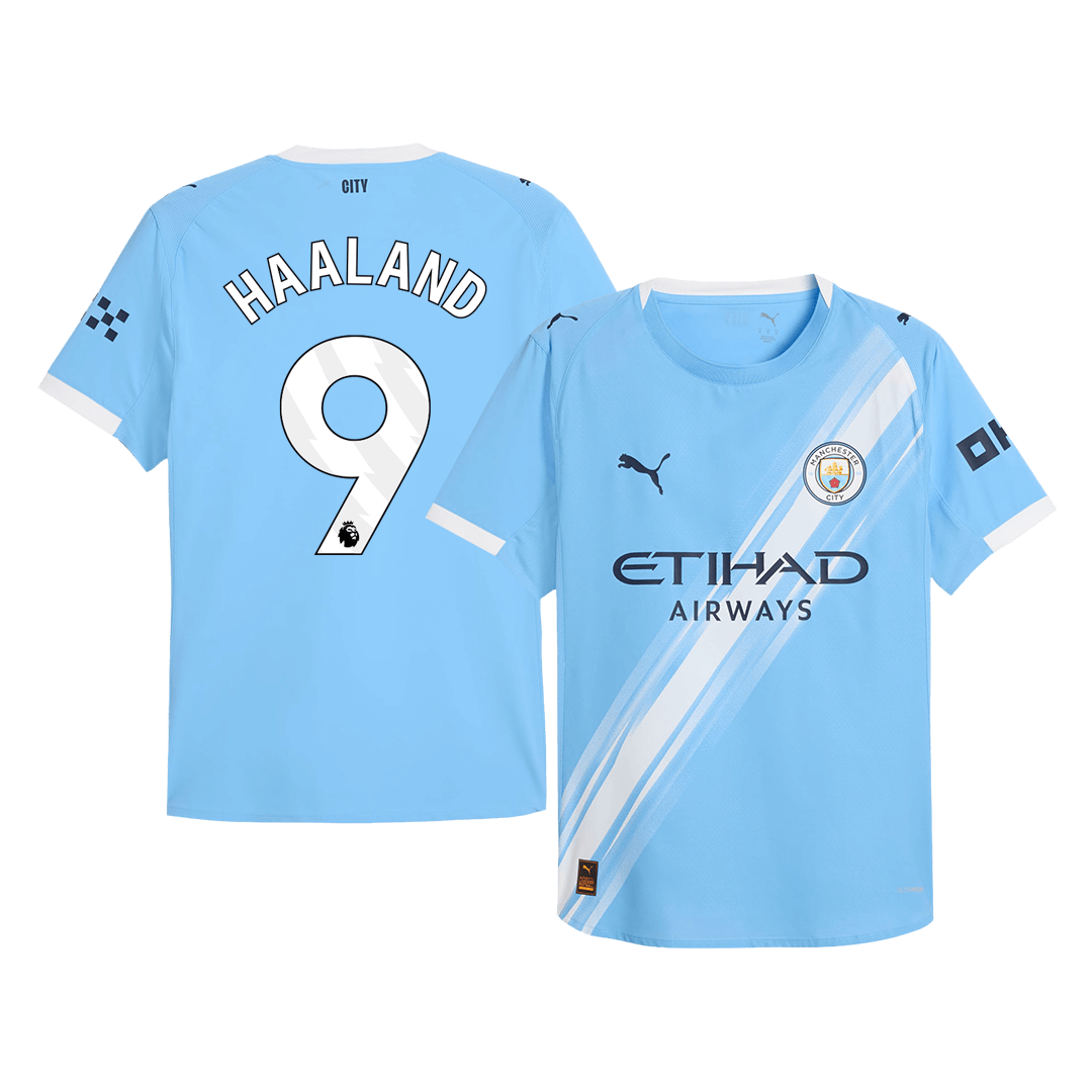 Manchester City Hjemmebanetrøje Spillerversion 2025/26 HAALAND #9