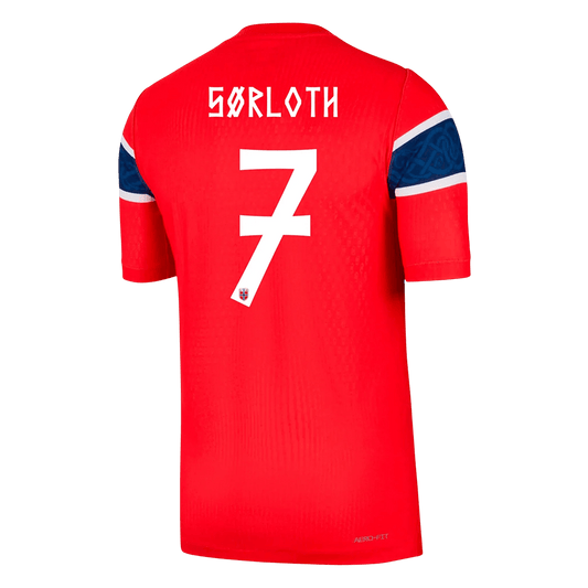 Norway World Cup Hjemmebanetrøje Spillerversion 2026 SØRLOTH #7