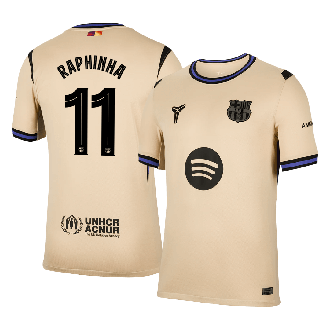 Barcelona Udebanetrøje 2025/26 UCL RAPHINHA #11