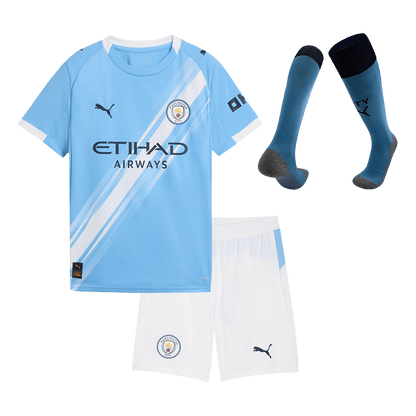 Manchester City Hjemmebanesæt Børn 3-dele 2025/26