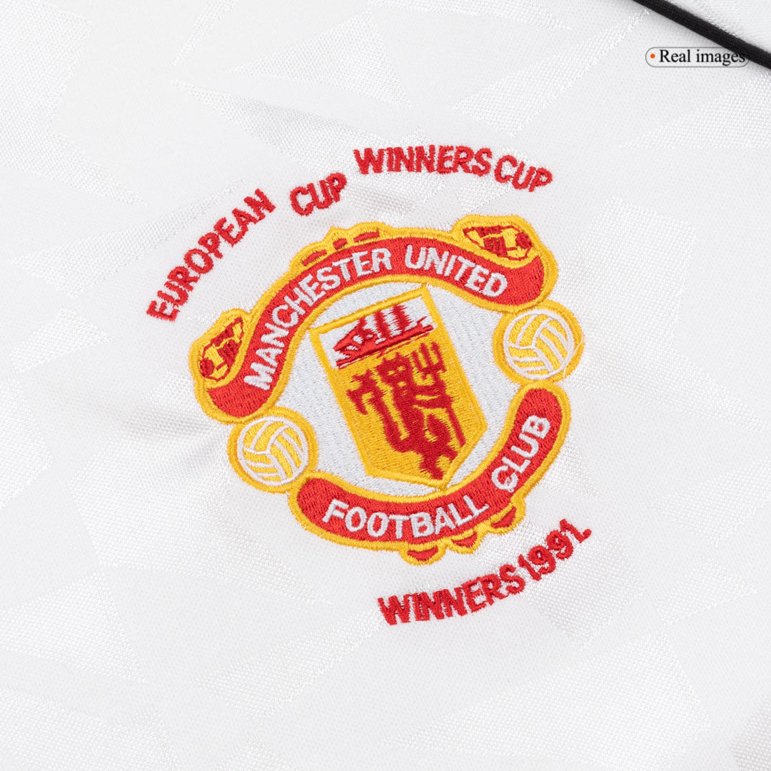 Manchester United Retro Udebanebanetrøje 1991