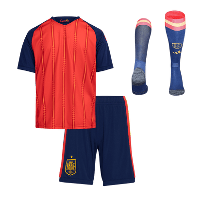 Spain World Cup Hjemmebanesæt Børn 3-dele 2026