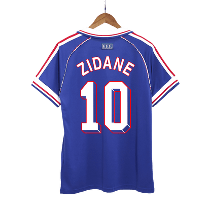 France World Cup Retro Hjemmebanetrøje 1998 ZIDANE #10