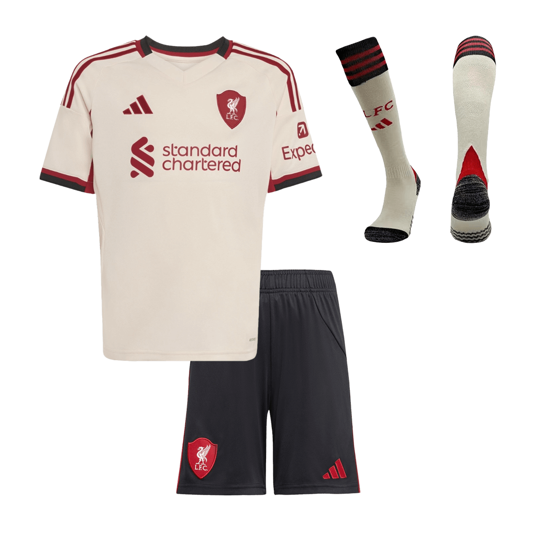 Liverpool Udebanebanesæt Børn 3-dele 2025/26