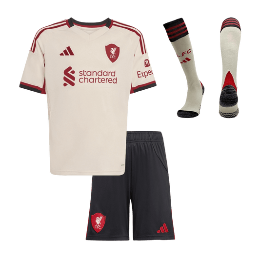 Liverpool Udebanebanesæt Børn 3-dele 2025/26