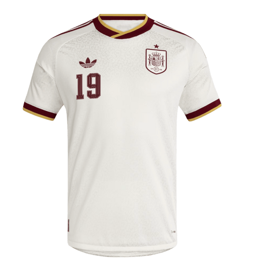 Spain World Cup Udebanebanetrøje Spillerversion 2026 LAMINE YAMAL #19