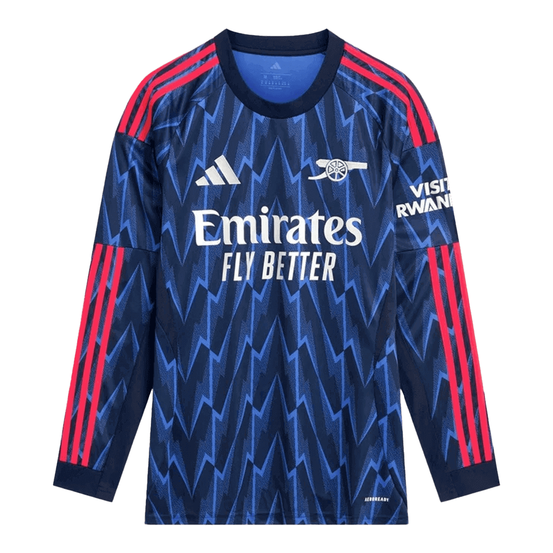 Arsenal Langærmet Udebanebanetrøje 2025/26
