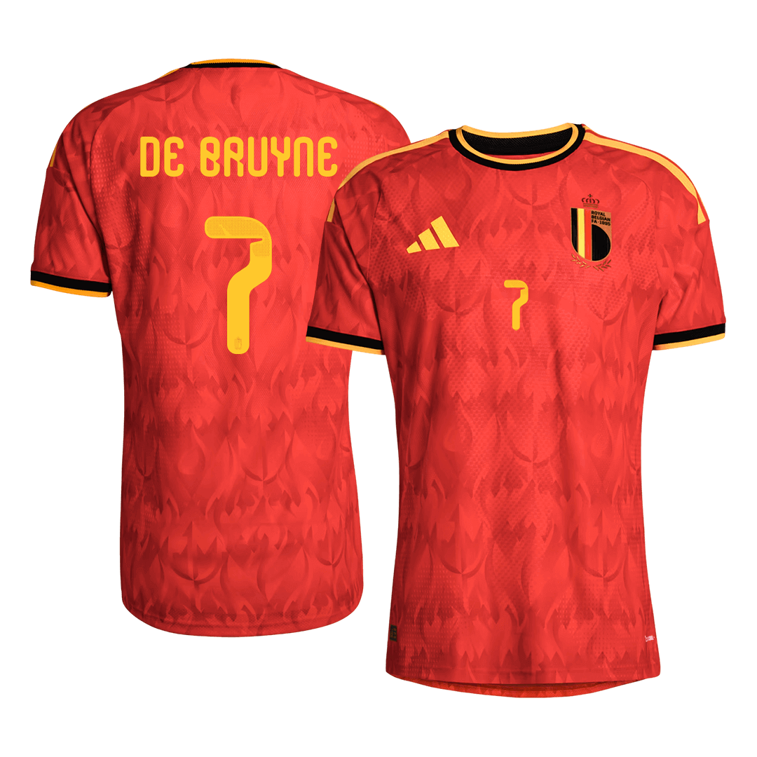 Belgium World Cup Hjemmebanetrøje Spillerversion 2026 DE BRUYNE #7