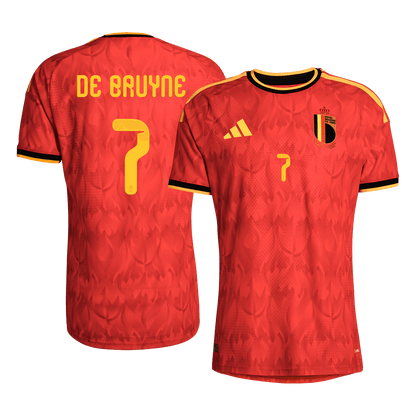 Belgium World Cup Hjemmebanetrøje Spillerversion 2026 DE BRUYNE #7