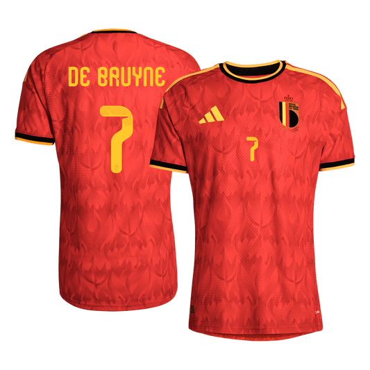 Belgium World Cup Hjemmebanetrøje Spillerversion 2026 DE BRUYNE #7