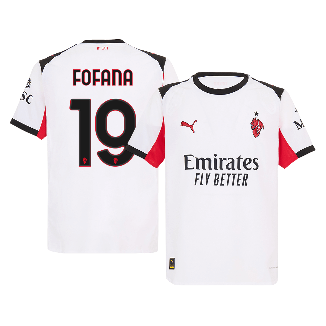 AC Milan Udebanebanetrøje Spillerversion 2025/26 FOFANA #19