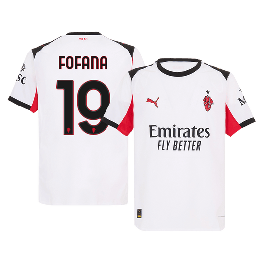 AC Milan Udebanebanetrøje Spillerversion 2025/26 FOFANA #19
