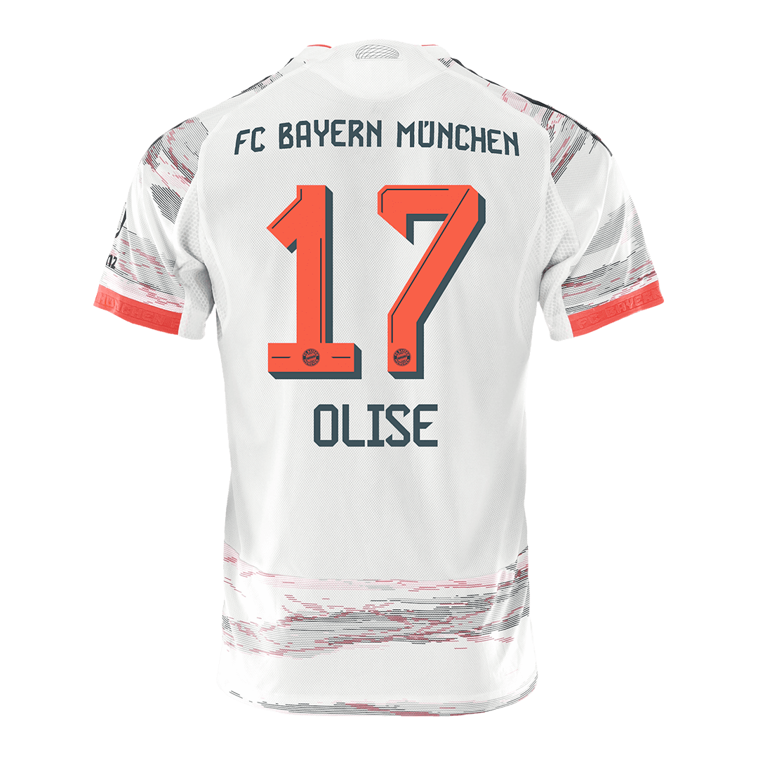 Bayern Munich Udebanebanetrøje Spillerversion 2025/26 OLISE #17