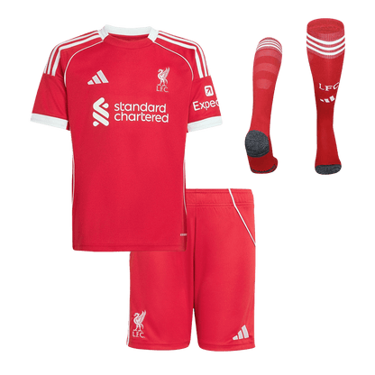 Liverpool Hjemmebanesæt Børn 3-dele 2025/26