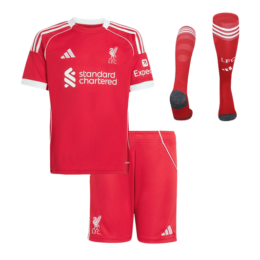 Liverpool Hjemmebanesæt Børn 3-dele 2025/26
