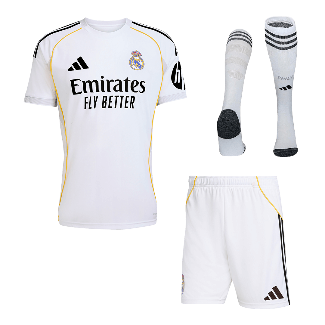 Real Madrid Hjemmebanesæt 3-dele 2025/26