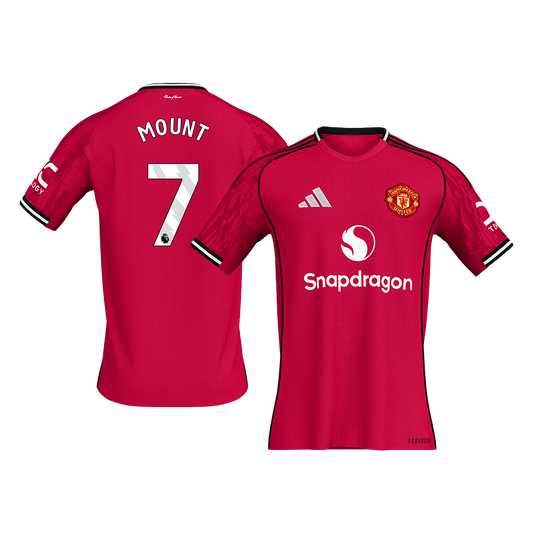 Manchester United Hjemmetrøje 2025/26 MOUNT #7 [PREMIUM]