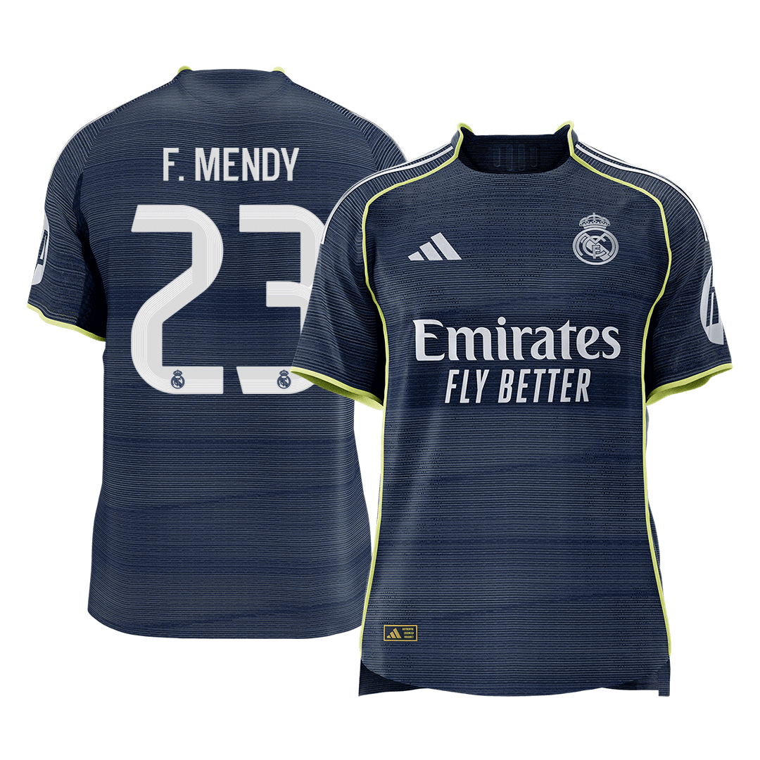 Real Madrid Udebanebanetrøje Spillerversion 2025/26 F.MENDY #23 [PREMIUM]