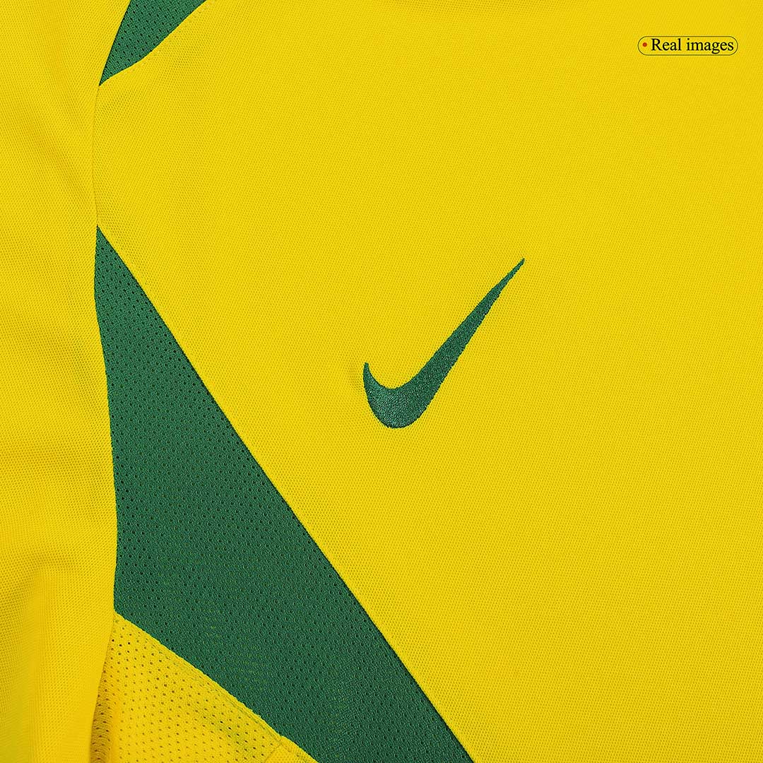 Brazil Retro Hjemmebanetrøje 2002/03 RONALDINHO #11