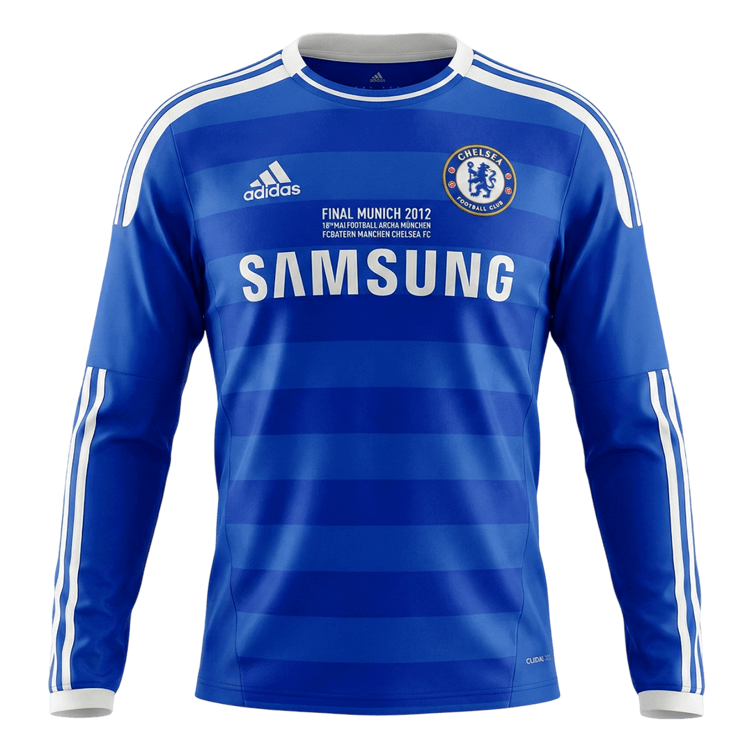 Chelsea Retro Langærmet Hjemmebanetrøje 2011/12