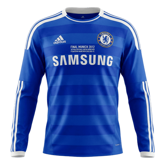 Chelsea Retro Langærmet Hjemmebanetrøje 2011/12