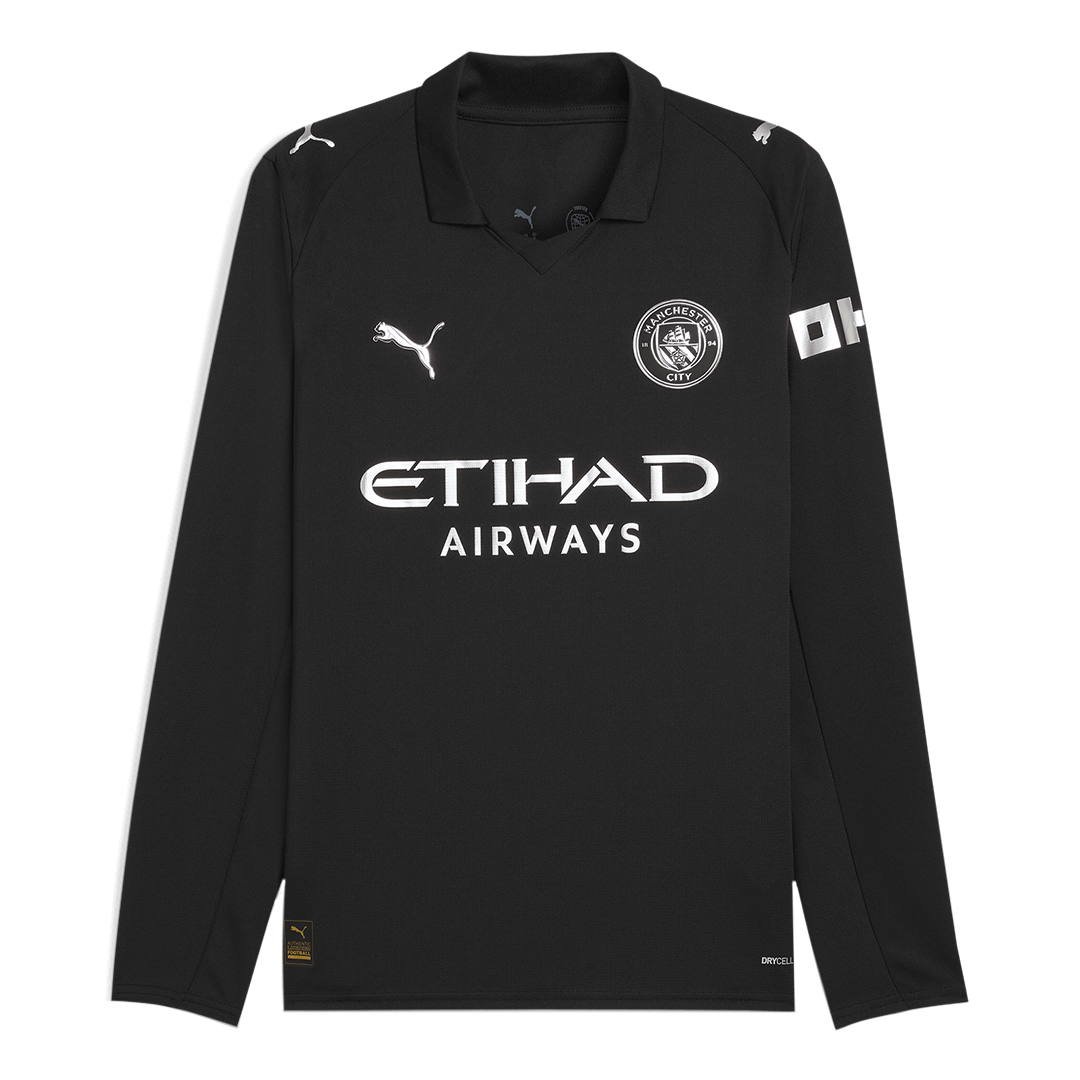 Manchester City Langærmet Udebanebanetrøje 2025/26