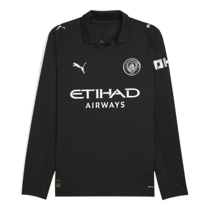 Manchester City Langærmet Udebanebanetrøje 2025/26