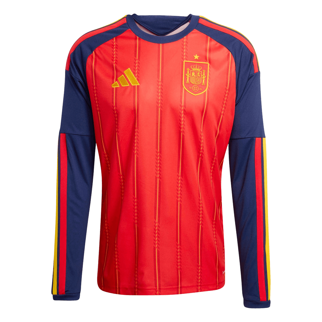 Spain World Cup Langærmet Hjemmebanetrøje 2026