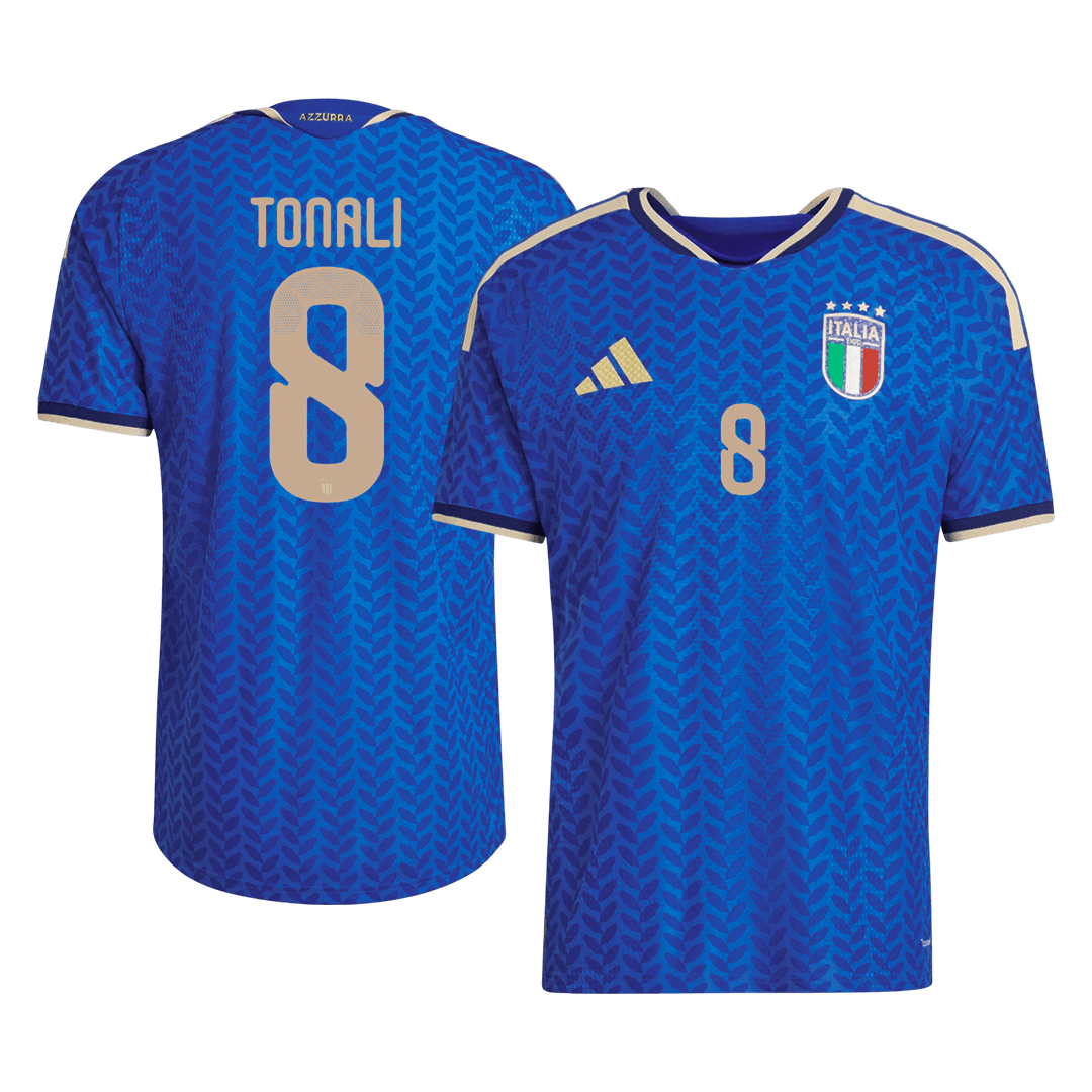 Italy World Cup Hjemmebanetrøje Spillerversion 2026 TONALI #8