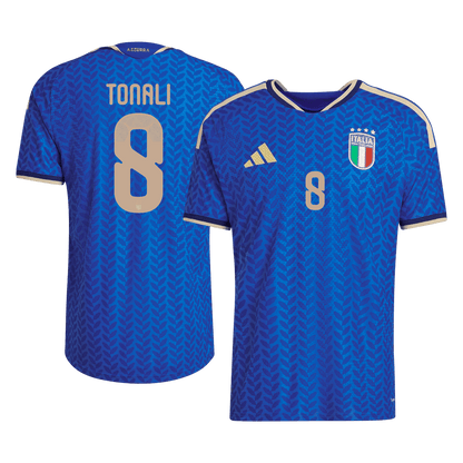 Italy World Cup Hjemmebanetrøje Spillerversion 2026 TONALI #8