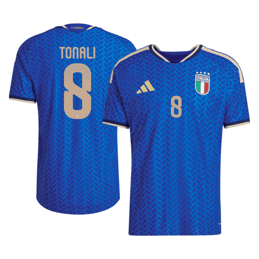 Italy World Cup Hjemmebanetrøje Spillerversion 2026 TONALI #8