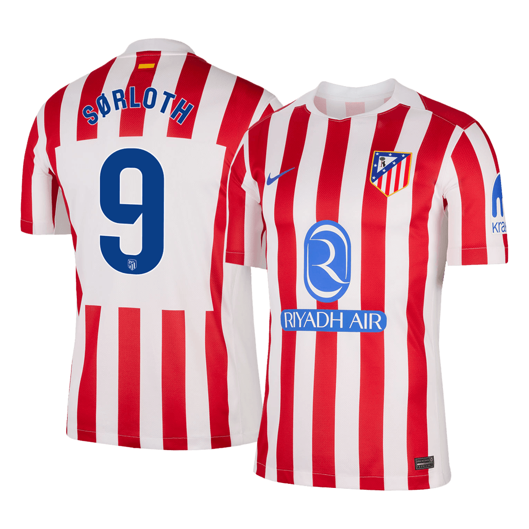 Atletico Madrid Hjemmetrøje 2025/26 SØRLOTH #9