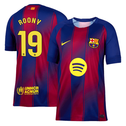 Barcelona Hjemmetrøje 2025/26 ROONY #19