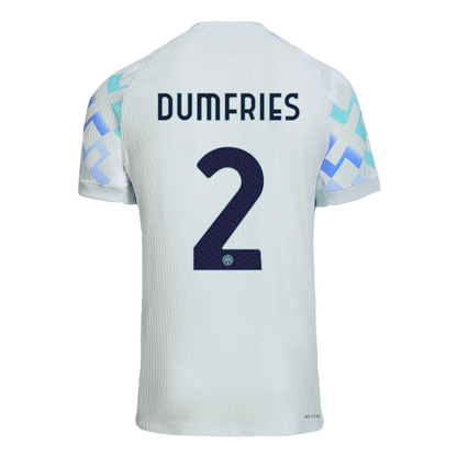 Inter Milan Udebanebanetrøje Spillerversion 2025/26 DUMFRIES #2
