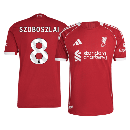 Liverpool Hjemmebanetrøje Spillerversion 2025/26 SZOBOSZLAI #8